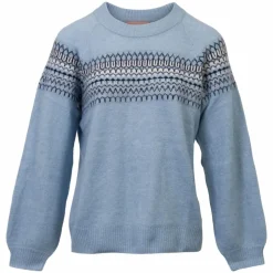 Online Kopenhaken Nyhavn Dame Striktrøje - Dream Blue