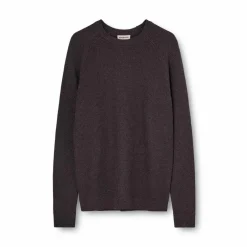 Clearance Kopenhaken Salzburg O-neck Herre Striktrøje - Morel Brown