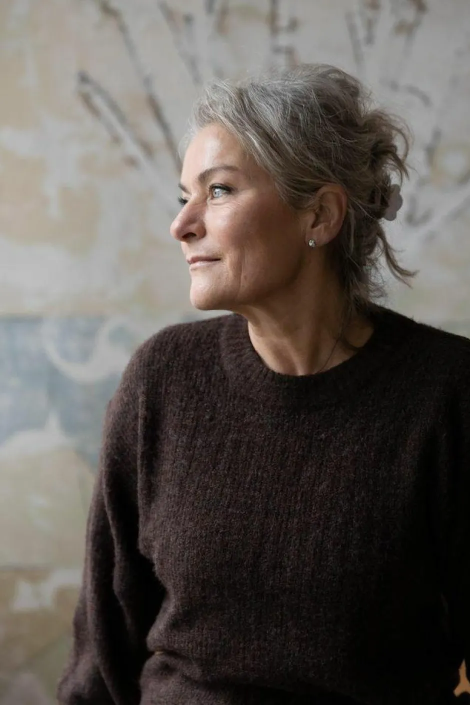 Online Kopenhaken Svelmø Dame Striktrøje - Earth Brown