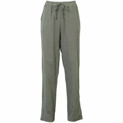 Hot NN Leonora Dame Bukser i hørmix - Green