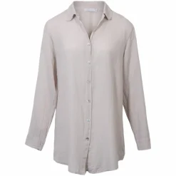 Best NN Leonora Dame Skjorte i hørmix Plus Size - Woody