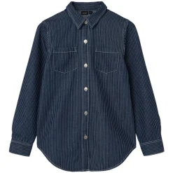Discount LMTD Børne Skjorte - Dark Blue Denim