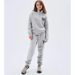 LMTD Børne Sweatpants - Light Grey Melange
