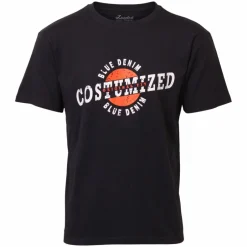 Clearance Loaded Sass Herre T-shirt Plus Size - P4 Black