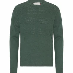 Best Marcus Affleck Herre Striktrøje - Urban Green Mix