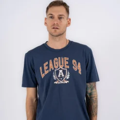 Best Marcus Boxy Herre T-shirt - Insignia Blue