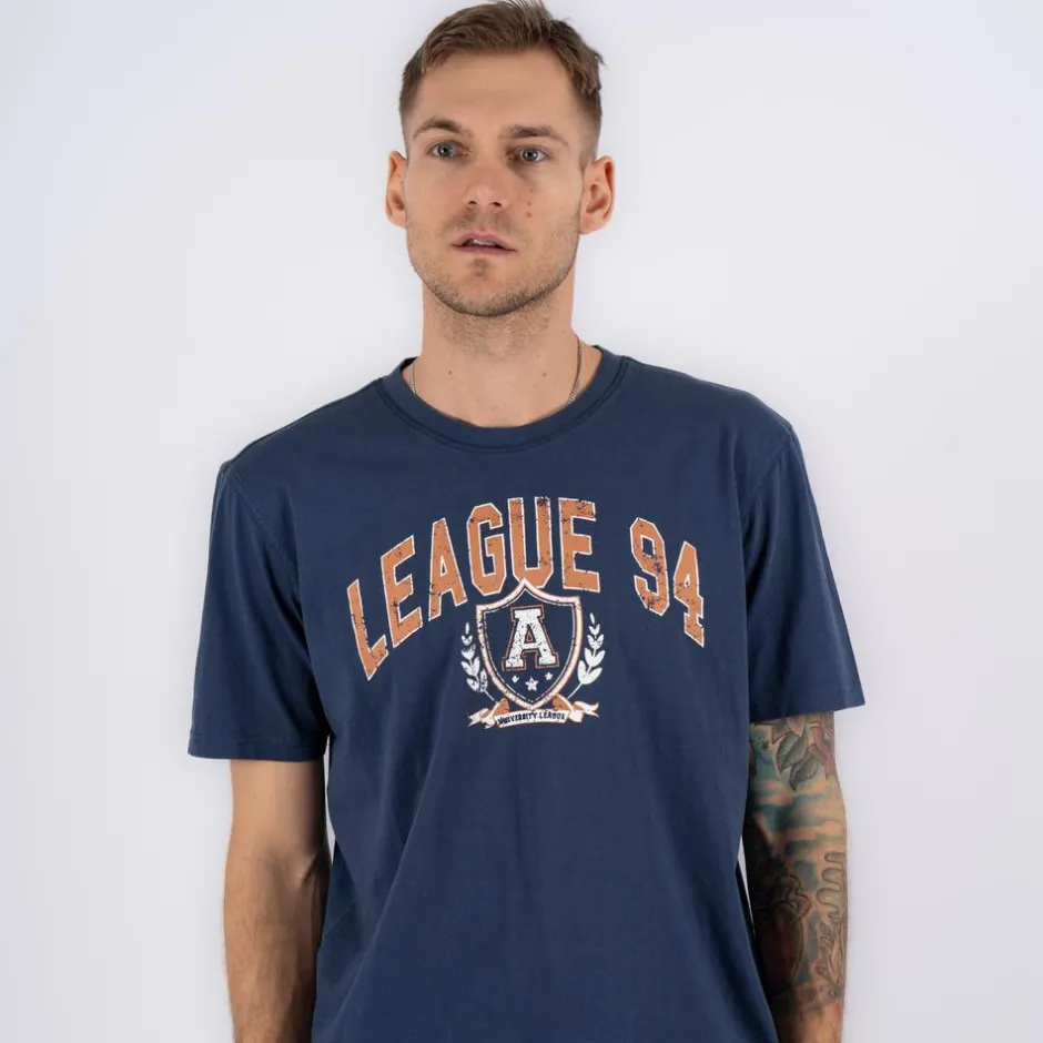 Best Marcus Boxy Herre T-shirt - Insignia Blue