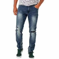 New Marcus Cutler Herre Jeans - Dirty Blue Used