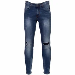 New Marcus Cutler Herre Jeans - Dirty Blue Used