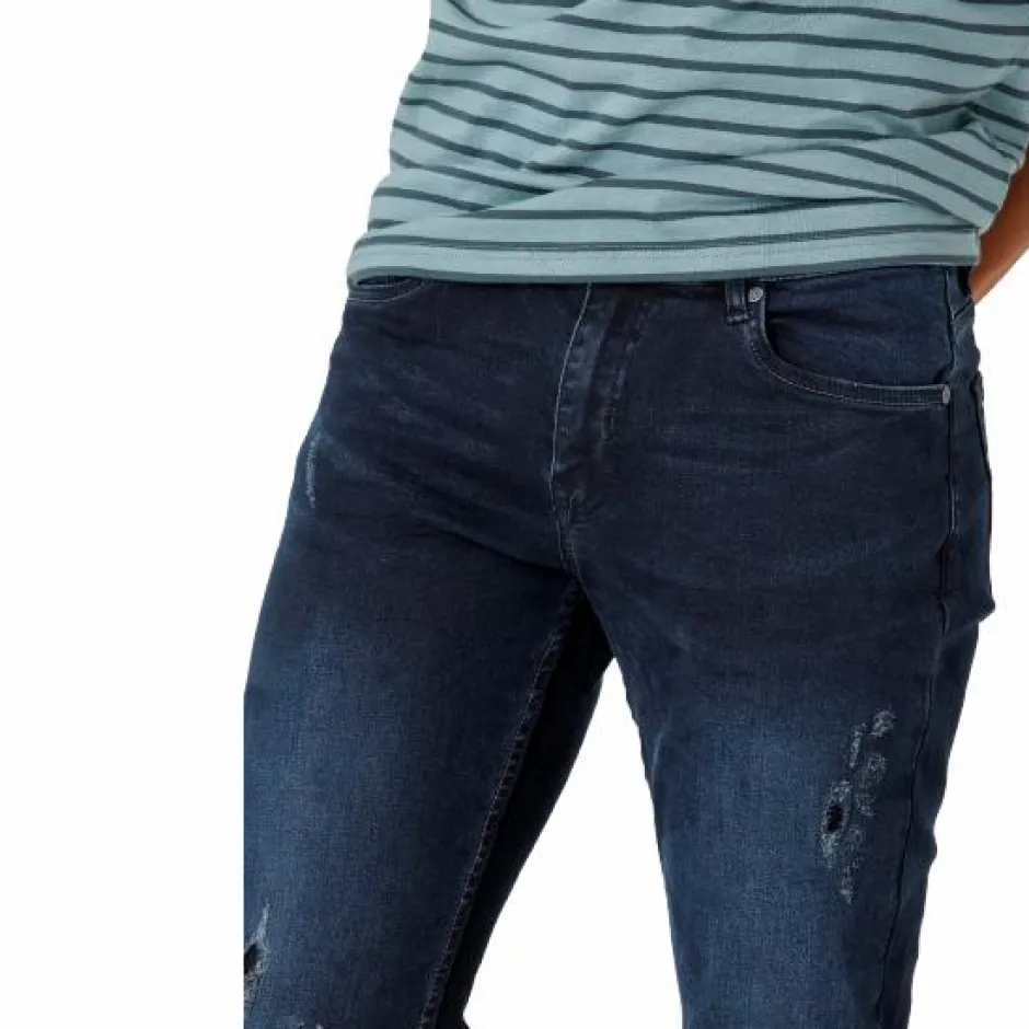 Clearance Marcus Cutler Herre Jeans - Ultra Dark Used