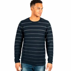 Online Marcus Easton 22 Herre Striktrøje - Dark Navy