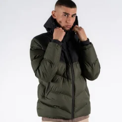 Sale Marcus Lebron short Herre Jakke - Olive green