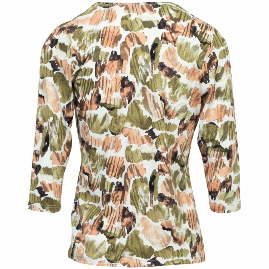 Sale Marinello Dame T-shirt - Khaki Comb