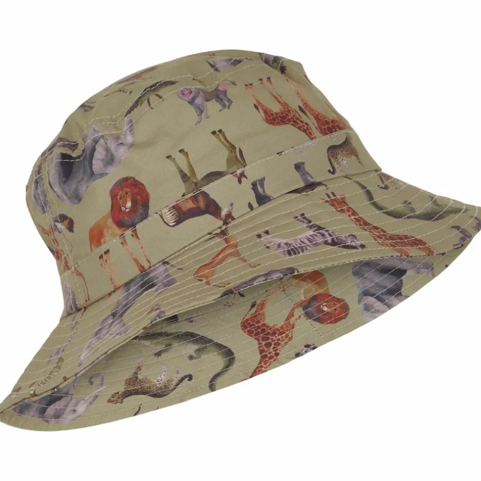 Sale Mikk-line Børne Bøllehat - Olive Gray