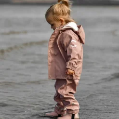 Outlet Mikk-line Børne Regnsæt - Adobe Rose