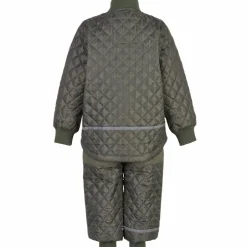 Clearance Mikk-line Drenge Termosæt m. BIONIC-FINISH® ECO coating - Dusty Olive