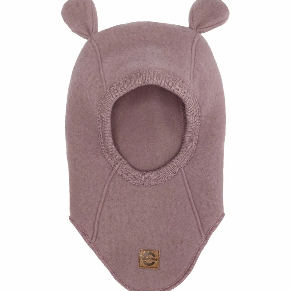 Hot Mikk-line Pige Elefanthue i merinould - Twilight Mauve