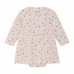 Hot Minymo Baby Kjole i økologisk bomuld - Marshmallow White