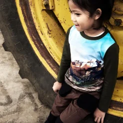 Best Minymo Børne Arbejdsbukser - Potting Soil