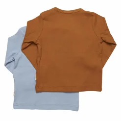 Best Minymo Børne Langærmet t-shirt i økologisk bomuld - Ashley Blue