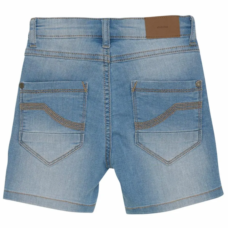 Sale Minymo Børne Shorts i økologisk bomuld - Light Dusty Blue