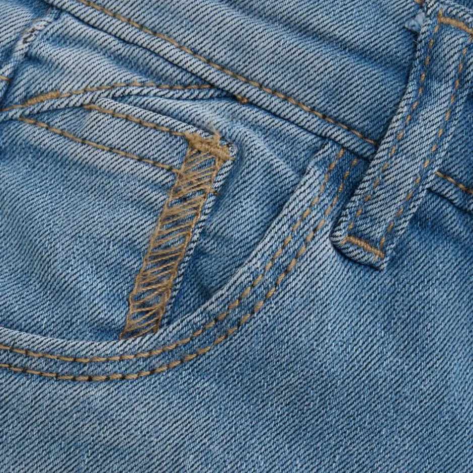 Sale Minymo Børne Shorts i økologisk bomuld - Light Dusty Blue