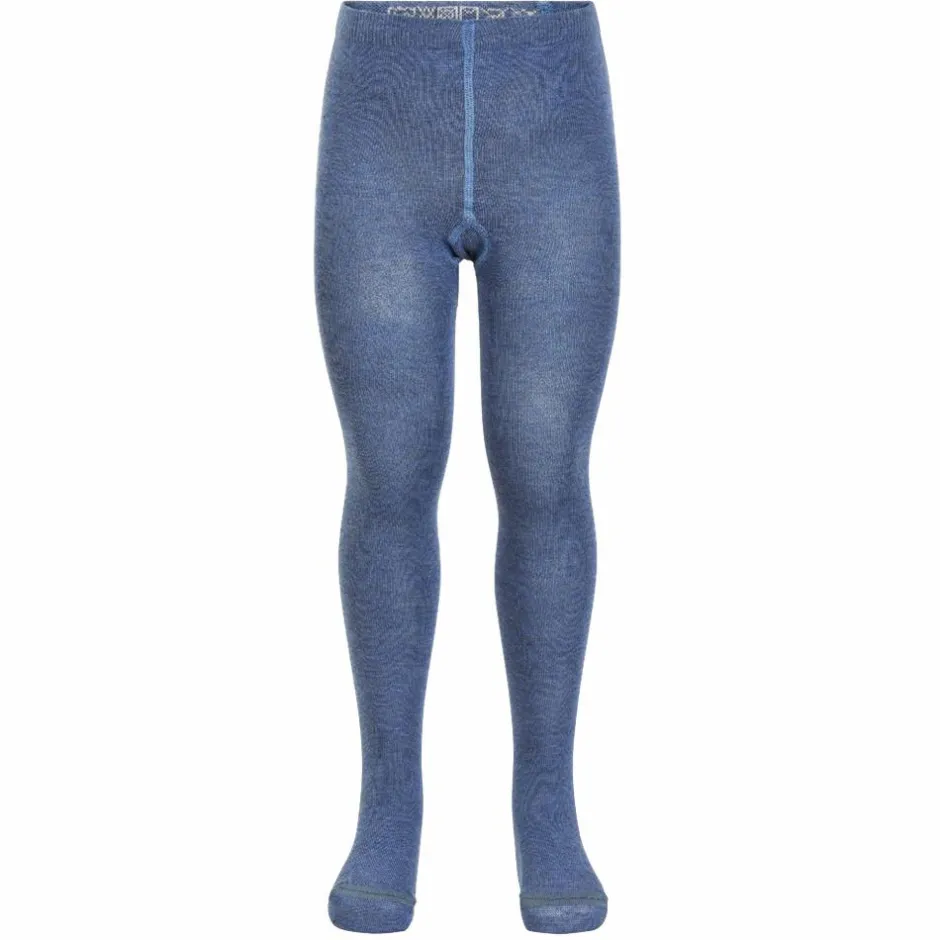 Hot Minymo Børne Strømpebukser - Blue Melange