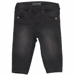 Minymo Drenge Jeans i økologisk bomuld - Grey Black