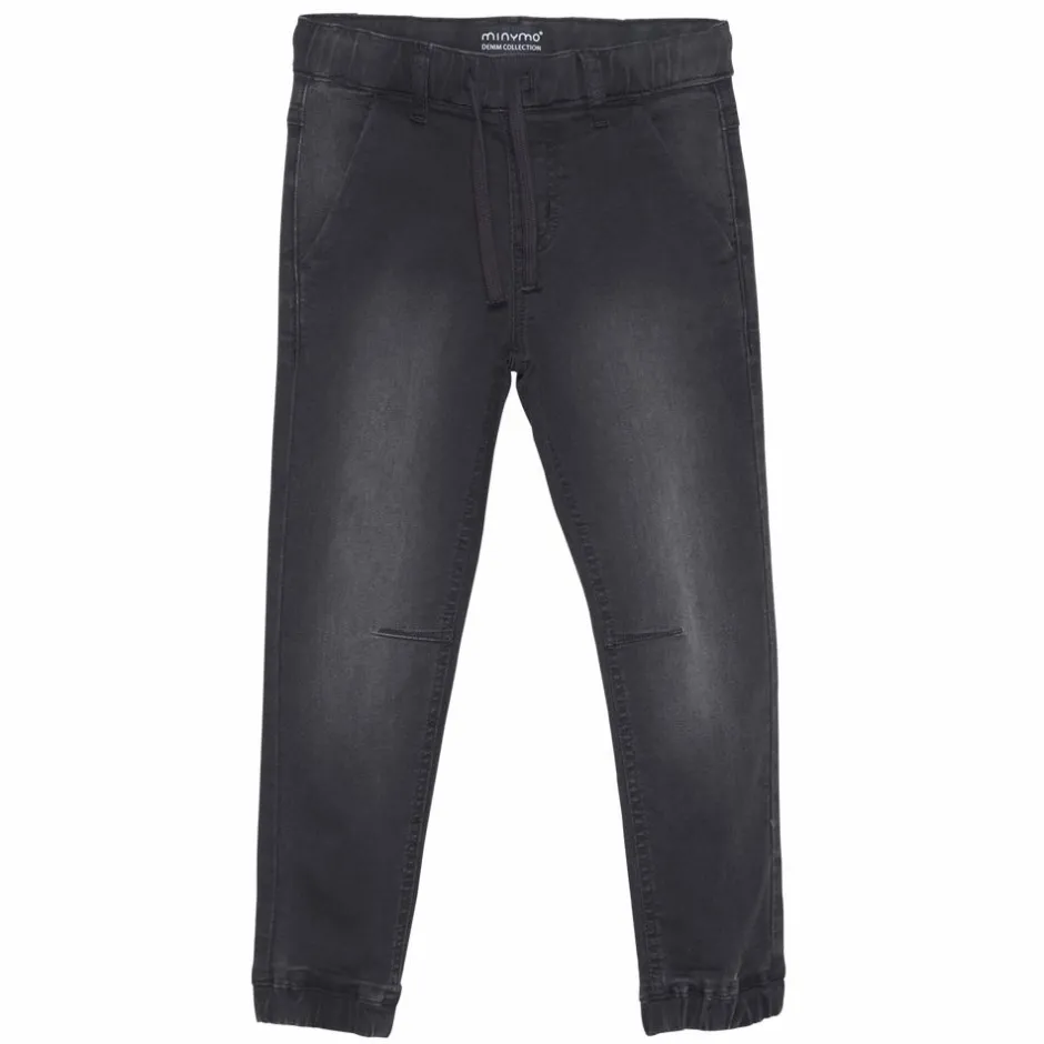 Best Minymo Drenge Jeans i økologisk bomuld - Grey Black