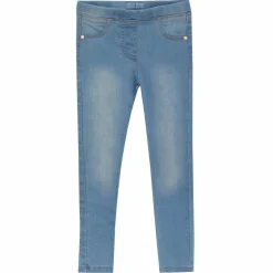Minymo Pige Jeggings i økologisk bomuld - Light Dusty Blue