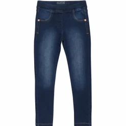 Clearance Minymo Pige Jeggings i økologisk bomuld - Dark Blue Denim