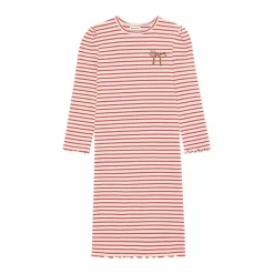 Sale Minymo Pige Kjole i økologisk bomuld - Spiced Coral