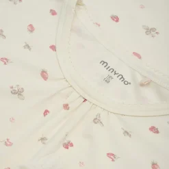 Sale Minymo Pige Nattøjssæt i bambus - Strawberry Ice