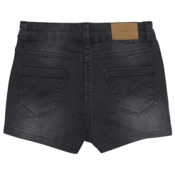 New Minymo Pige Shorts i økologisk bomuld - Grey Black