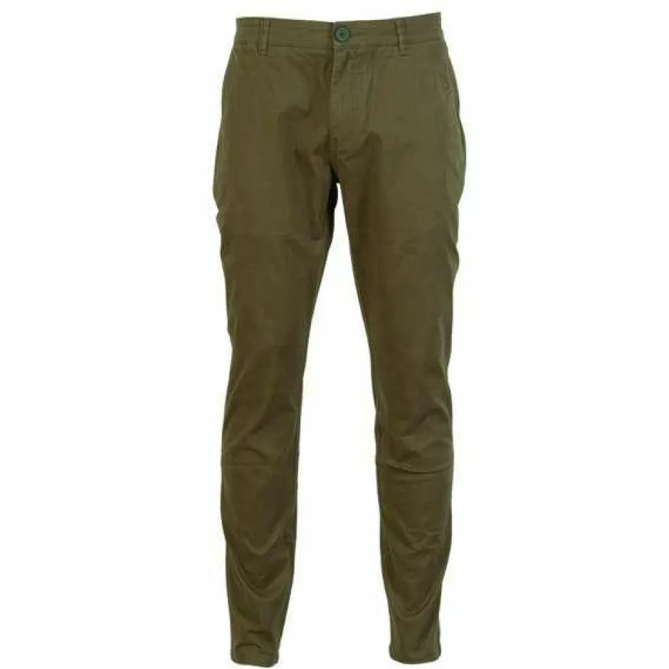 Online Nero Barca Herre Chinos - Army
