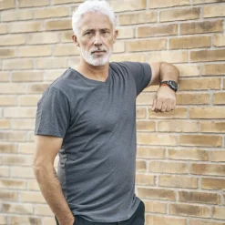 Best Nero Kiko Herre T-shirt - Asphalt