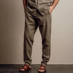 Hot Nero Marco Herre Bukser i hørmix - Army