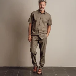 Hot Nero Marco Herre Bukser i hørmix - Army