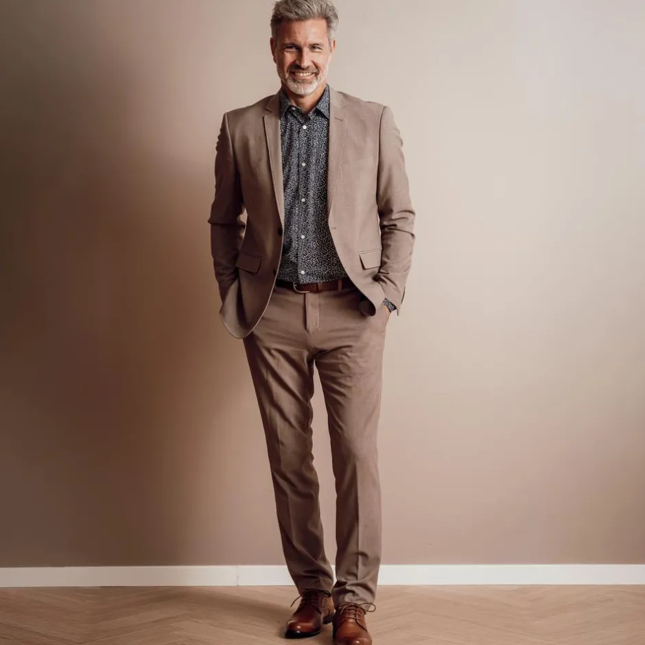 Best Nero Pisa Herre Habitbukser - Sand