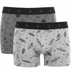 Best N.O.H.R. Uno Drenge Tights - Grey Melange AOP Boy