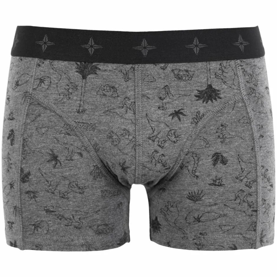 Best N.O.H.R. Uno Drenge Tights - Grey Melange AOP Boy