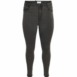 Hot Noisy May Curve Dame Jeans Plus Size - Dark Grey Denim