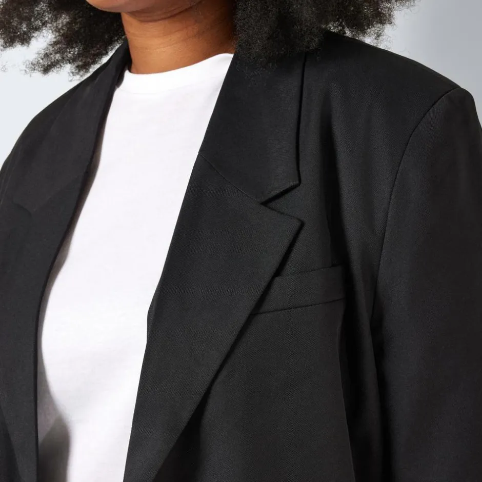 Discount Noisy May Curve Milla Dame Blazer Plus Size - Black