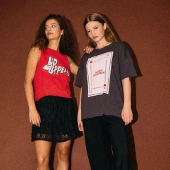 Best Noisy May Ida Dame T-shirt - Obsidian