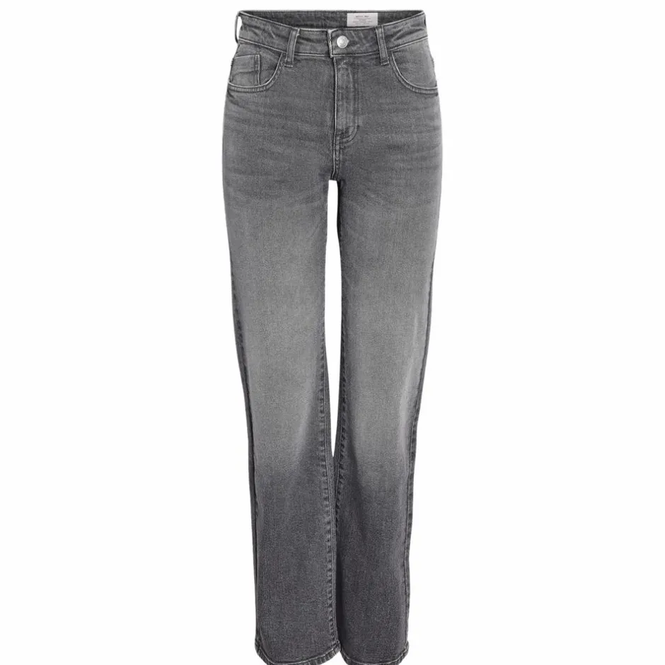 New Noisy May NMYOLANDA Dame Jeans - Dark Grey Denim