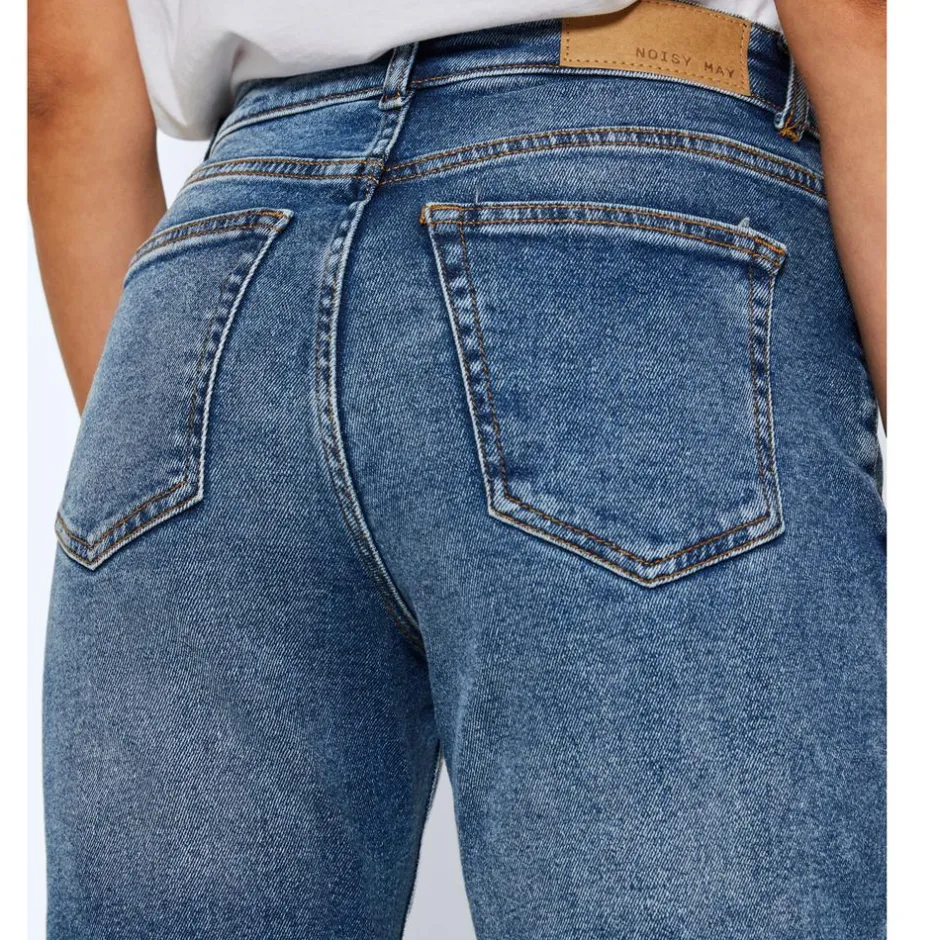 Best Noisy May Noise May Moni HW Dame Jeans - Dark Blue Denim