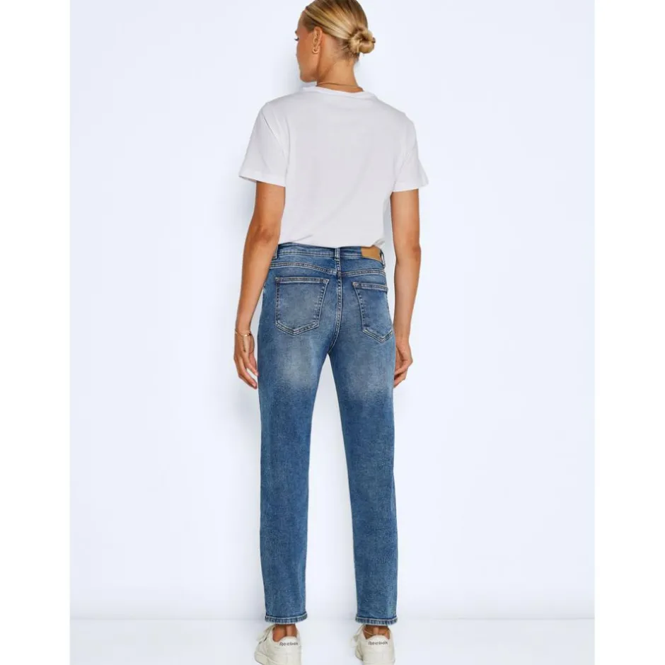 Best Noisy May Noise May Moni HW Dame Jeans - Dark Blue Denim