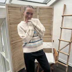 Clearance Nordic Project 18 Lilula Dame Striktrøje - Birch