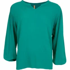 Outlet Ofelia Dame Bluse - Jade Green