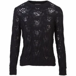 Clearance Ofelia Mandy Dame Striktrøje - Black